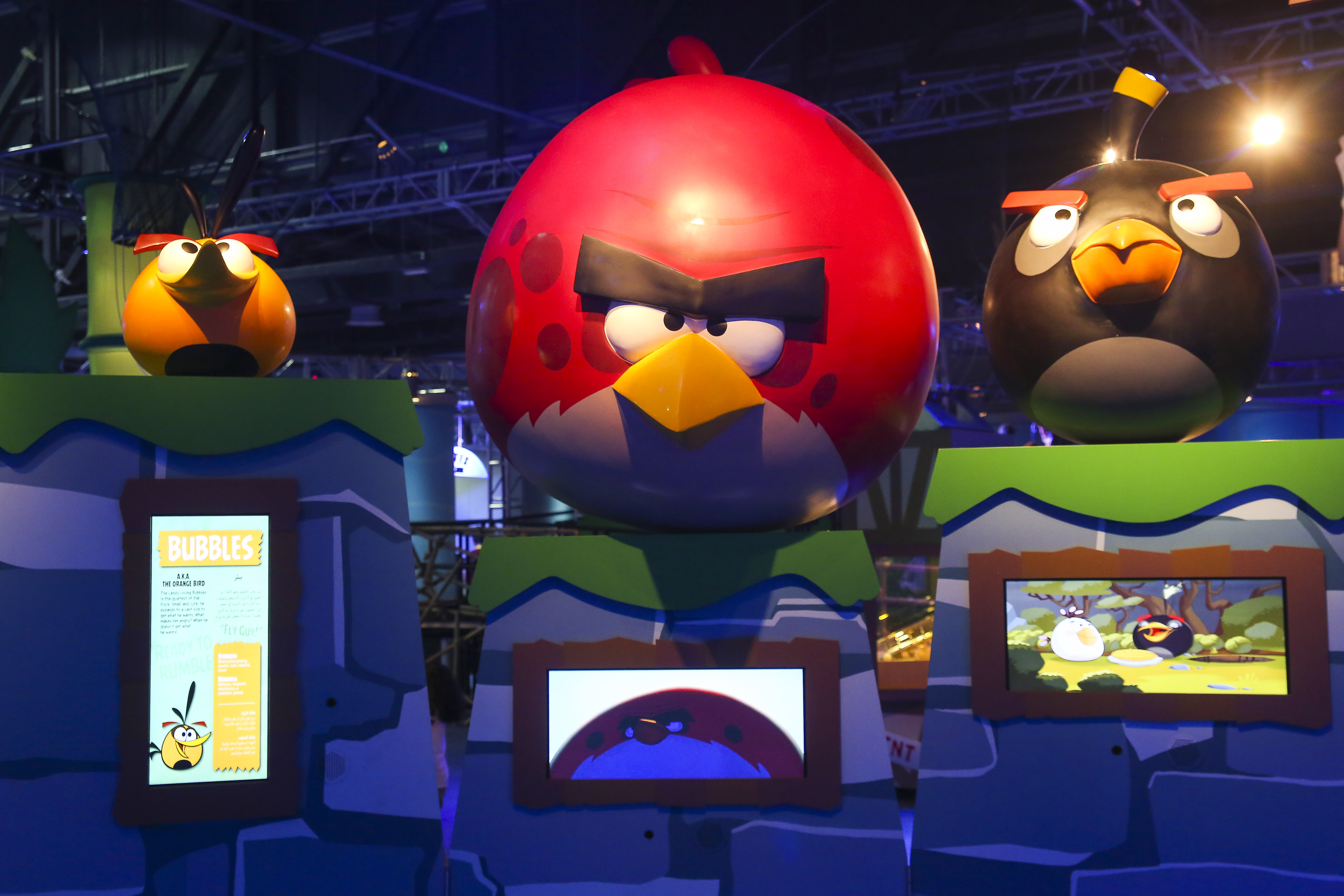 Angry Birds no Pavilhão do Conhecimento