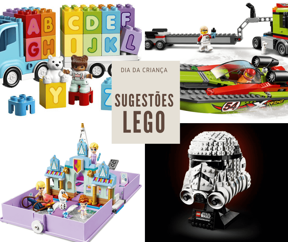 Aproxima-se o Dia da Criança, com Legos novos