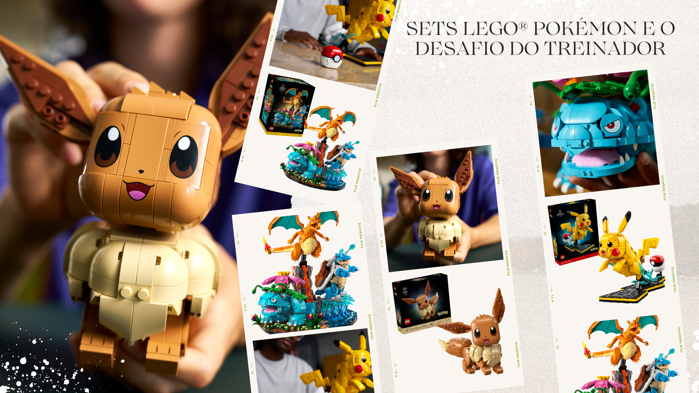 Descobre os novos sets LEGO Pokémon já em pré-venda. Pikachu, Eevee, Charizard